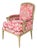 French 19th Century Painted and Upholstered Bergere For Sale