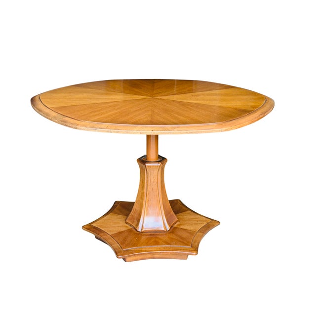 Vintage Drexel Heritage Plaudit Collection Adjustable Lift-Top Table | Mid-Century Modern Hi-Low Cocktail Dining For Sale - Image 15 of 16
