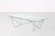 Vintage Glass Table with Metal Legs, Italy, 1970s For Sale - Image 3 of 5