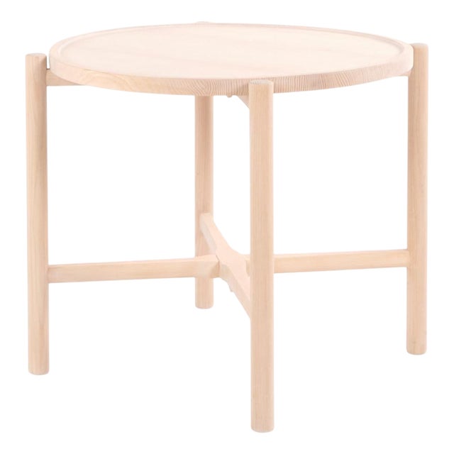Model PP35/62 Side Table in White Soap-Treated Oak by Hans J. Wegner for PP Møbler For Sale