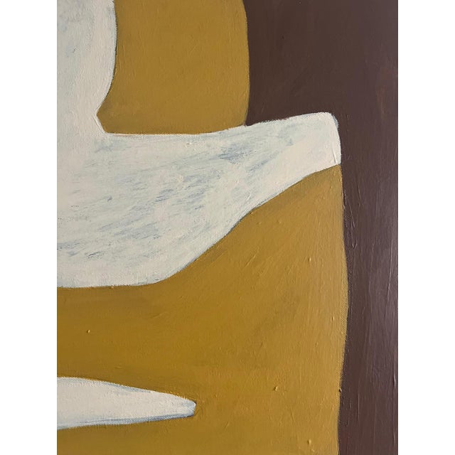 Bodasca, Couple Can I Hold You Ochre-Beige Version, 2026, Acrylic and Canvas For Sale - Image 10 of 12