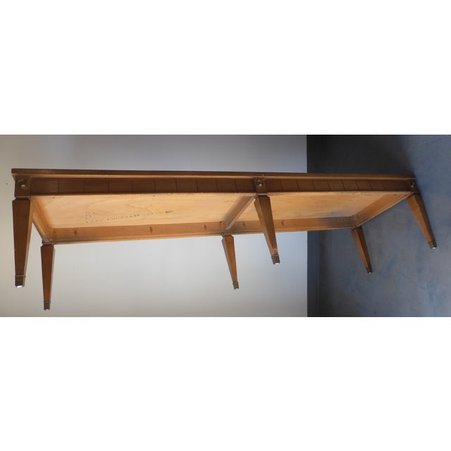 Mid-Century Modern Mid-Century Modern Cocktail Surfboard Table - Regency Style For Sale - Image 3 of 8