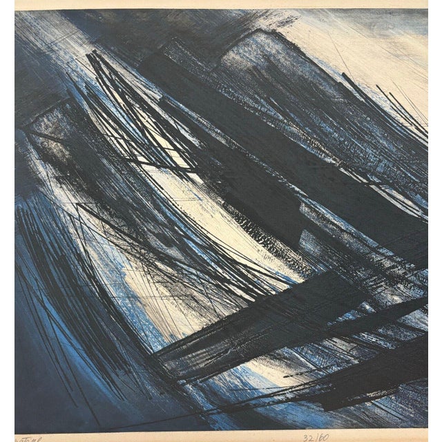 Terry Haass 'interspatial' Abstract Expressionist Aquatint Etching- Atelier 17 For Sale - Image 11 of 12