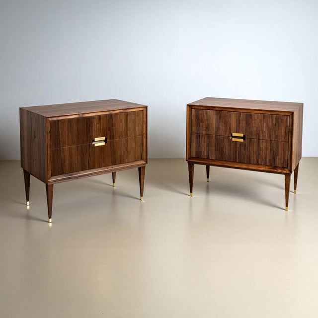 Brown The 'Midtown' Chests of Drawers - designed by Karl Kemp Antiques For Sale - Image 8 of 11