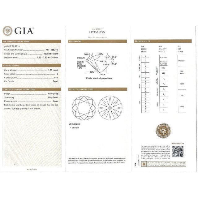 GIA Certified 3.7 Carat TW Natural Diamond Latch Back Dangle-Drop Earrings in 18 For Sale In Miami - Image 6 of 8