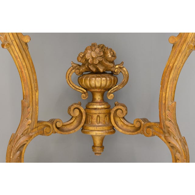 Cream Antique Console Table, 1890s For Sale - Image 8 of 10