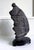 Rare Chinese Antique Black and White Lingbi Scholar Stone on Display Stand For Sale - Image 18 of 18