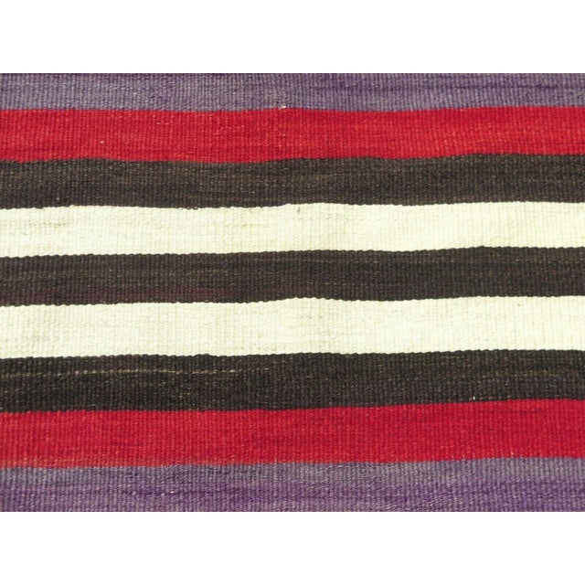 Vintage Turkish Kilim Rug - 74" X 127" For Sale In Raleigh - Image 6 of 12