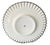 Vintage Fenton Milk Glass Tidbit Server With Silver Crest Rim and Metal Handle For Sale - Image 12 of 12