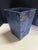 Pair of square open top boxes or cache boxes. Wrapped in a Chinoiserie brocade polyester silk fabric. Can also use as...