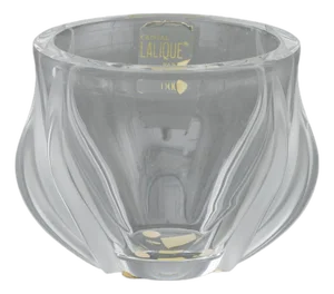Lalique Crystal "Deux Tulipes" Vase