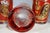 1960s Vintage Culver Red Paisley Highball Bar Glasses, 22k Gold - Set of 3 For Sale - Image 5 of 5