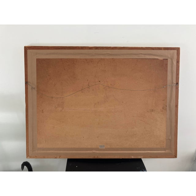 Large Vintage German Modernist Board-Backed Art Print – Frankfurt Am Main Gallery Label For Sale - Image 15 of 15