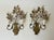 1950s Italian Wall Sconces with Amethyst and Smoky Glass Blossoms, 1950s, Set of 2 For Sale - Image 5 of 18