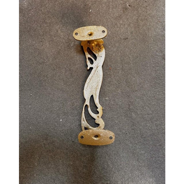 2020s Golden Peacock Door Handle For Sale - Image 5 of 6