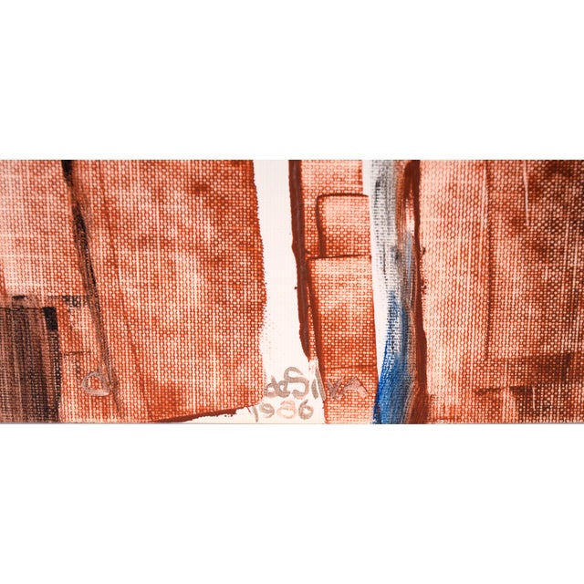 Plastic Abstracted Figurative and Stone in Acrylic on Textured Paper by Ricardo De Silva For Sale - Image 7 of 8