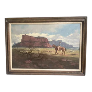 Oil on Canvas "Out for a Ride" by Gary Niblett