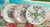 Chinoiserie Pink and Green Floral Chinoiserie Decorative Plates - Set of 3 For Sale - Image 3 of 11