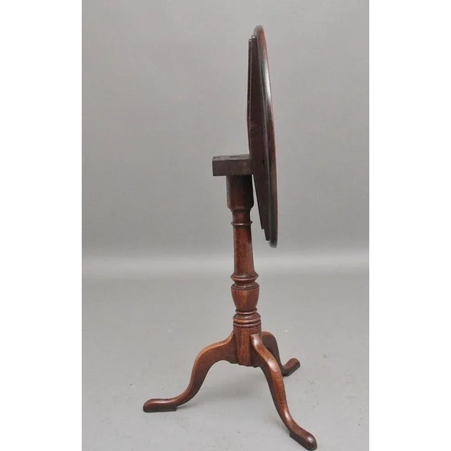 Wood Georgian Period Oak Wine Table, 1770 For Sale - Image 7 of 10