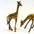 Late 20th Century Vintage Brass Giraffes - Set of 2 For Sale - Image 5 of 10