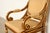 Brown Karges French Regency Louis XVI Carved Walnut and Gold Gilt Armchairs | Pair For Sale - Image 8 of 15