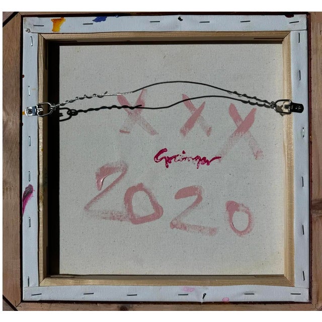 2020 Original Lesley Grainger Abstract Painting, on Stretched Canvas and Framed For Sale In Houston - Image 6 of 7