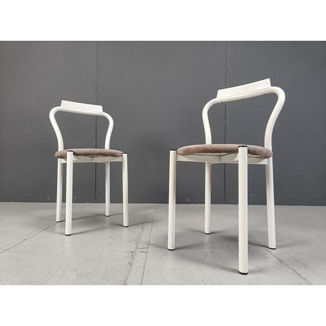 Vintage Dining Chairs from Calligaris, 1980s, Set of 4 For Sale - Image 11 of 14