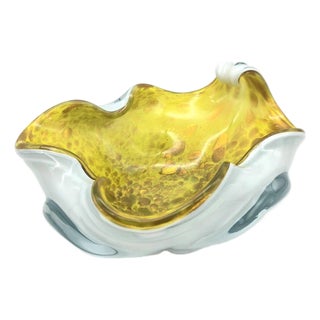 Mid 20th Century Murano Glass Decorative Bowl For Sale