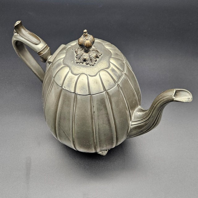 Pewter Teapot from James Dixon & Sons Shefield For Sale - Image 3 of 8