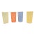 Vintage 1940s Hazel-Atlas "Moderntone" Platonite Pastel 9 Oz Tumblers - Set of 4 For Sale