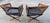 Campaign 1940's Bankers/ Campaign Chairs For Sale - Image 3 of 11