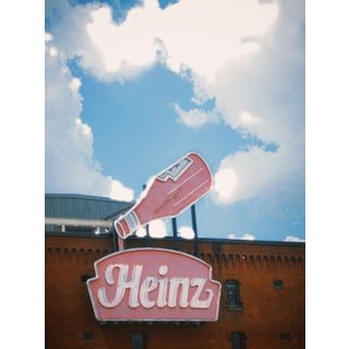 Film Photograph Fine Art - Heinz Ketchup Sign, Pittsburgh, Pennsylvania For Sale