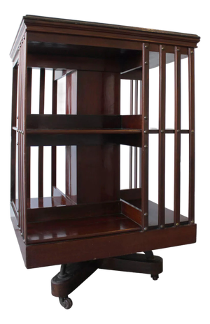 Revolving Mahogany Bookcase, 1900s