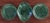 Antique English Green Majolica Bread Basket and Wall Plates- Set of 3 For Sale - Image 14 of 16