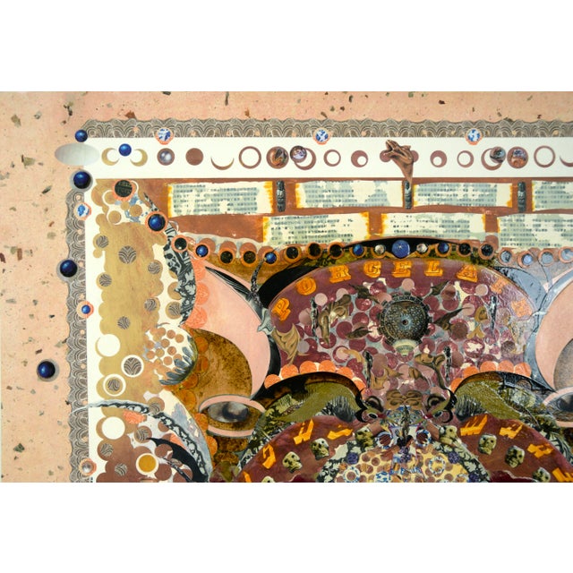 "Porcelain Nightmares" Satirical Bond Paperwork Collage Elaborate collage by Mickey "Kano" Kane (American, 20th century)....