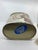 Blue 1980s Vintage Prehistoric Dinosaur / Mammoth Metal Wastebasket For Sale - Image 8 of 11