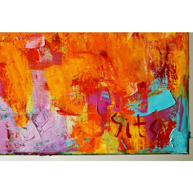 Artist Andrei Sitsko "Show" Modern Original Painting For Sale - Image 6 of 10