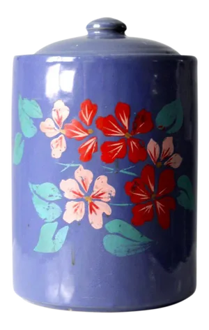 Vintage 1930s Hand Painted Cookie Jar