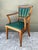 Mid 20th Century Vintage Channel Tufted Desk Chair For Sale - Image 5 of 12