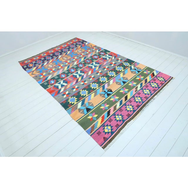 This beautiful rug from westhern of Turkey Sivas Nomads. This beautiful warm color rug made handspun pure wool on cotton...