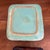 Antique English 19th Century Majolica Sardine Box With Striking Turquoise Interior For Sale In Providence - Image 6 of 6