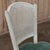 Set of Six Neoclassical Painted Swedish Chairs With Caned Backs & Mohair Seats For Sale - Image 14 of 15