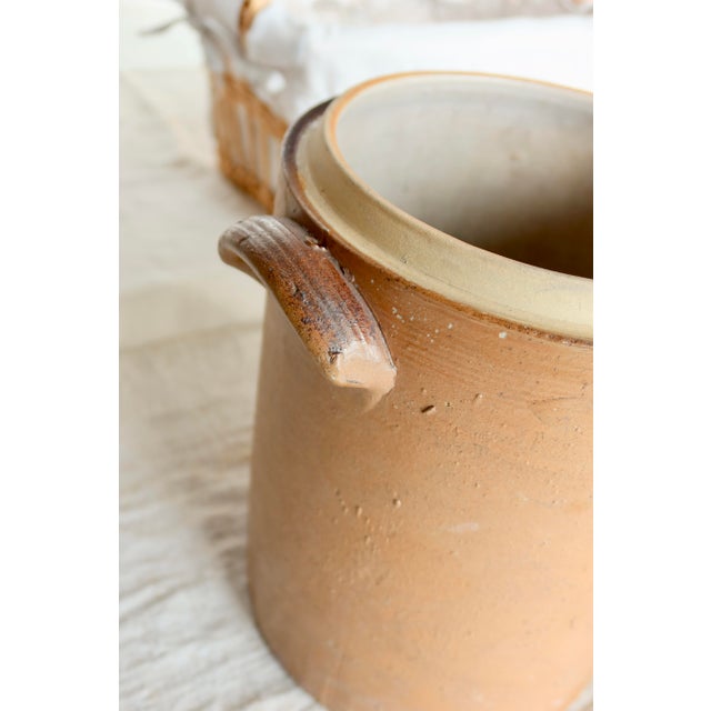 1970s Large Vintage Glazed Earthenware Salt Cellar, 1970s For Sale - Image 5 of 7