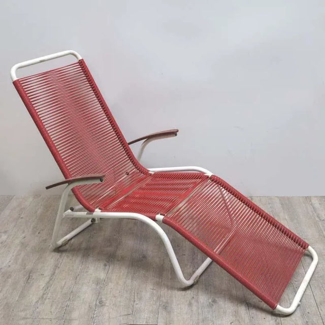 Metal German Metal and Plastic Garden Chair from Henkel Ideal, 1970s For Sale - Image 7 of 8