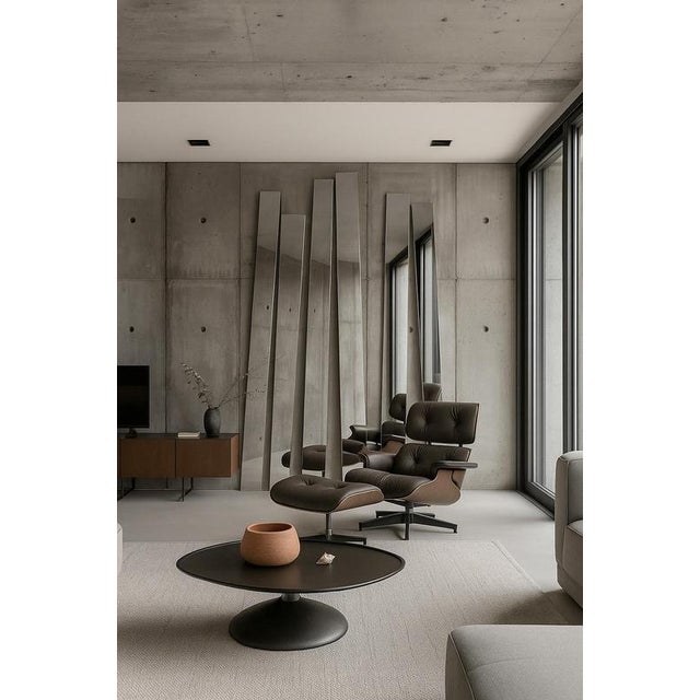 Metal Forest Silver Median Modular Wall Mirror by GTG Design Couture For Sale - Image 7 of 9