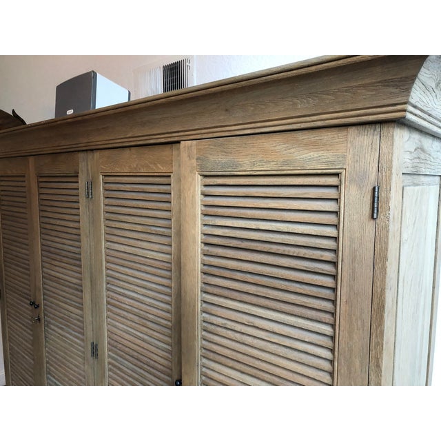 Restoration Hardware Shutter Double Armoire Chairish