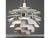 Mid-century modern scandinavian pendant lamp ph artichoke by poul henningsen. Ø 84 cm. Edition from 1982. Some scratches...