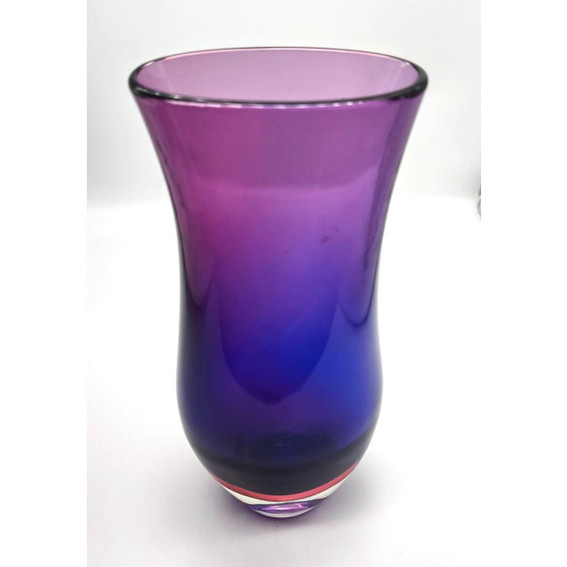 1960s Sommerso Vase by Flavio Poli for Seguso Vetri d'Arte, 1950s For Sale - Image 5 of 6