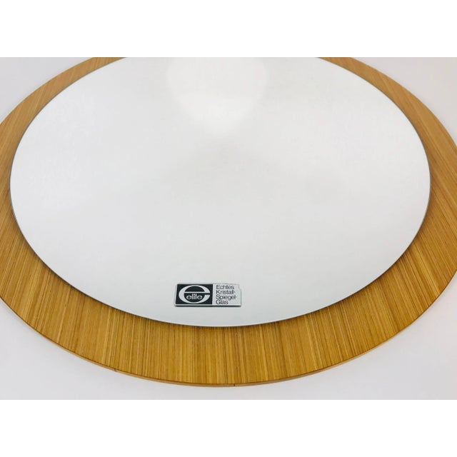 Wood German Wooden Mirror, 1960s For Sale - Image 7 of 11