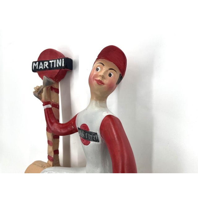 Vintage Martini Advertising Statue, 1960s For Sale - Image 6 of 9